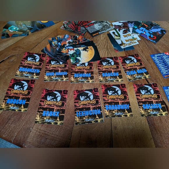 VTG Complete Set Gargoyles Trading Cards 90 + 10 Pop-Up Cards - Picture 3 of 4